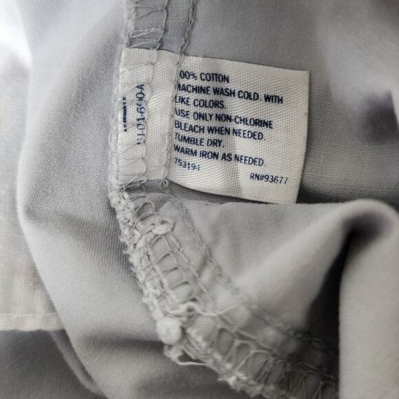 ST. Johns Bay Light Blue Graysish Capri/Cargo Pants  Women's Size 4 - Picture 10 of 11